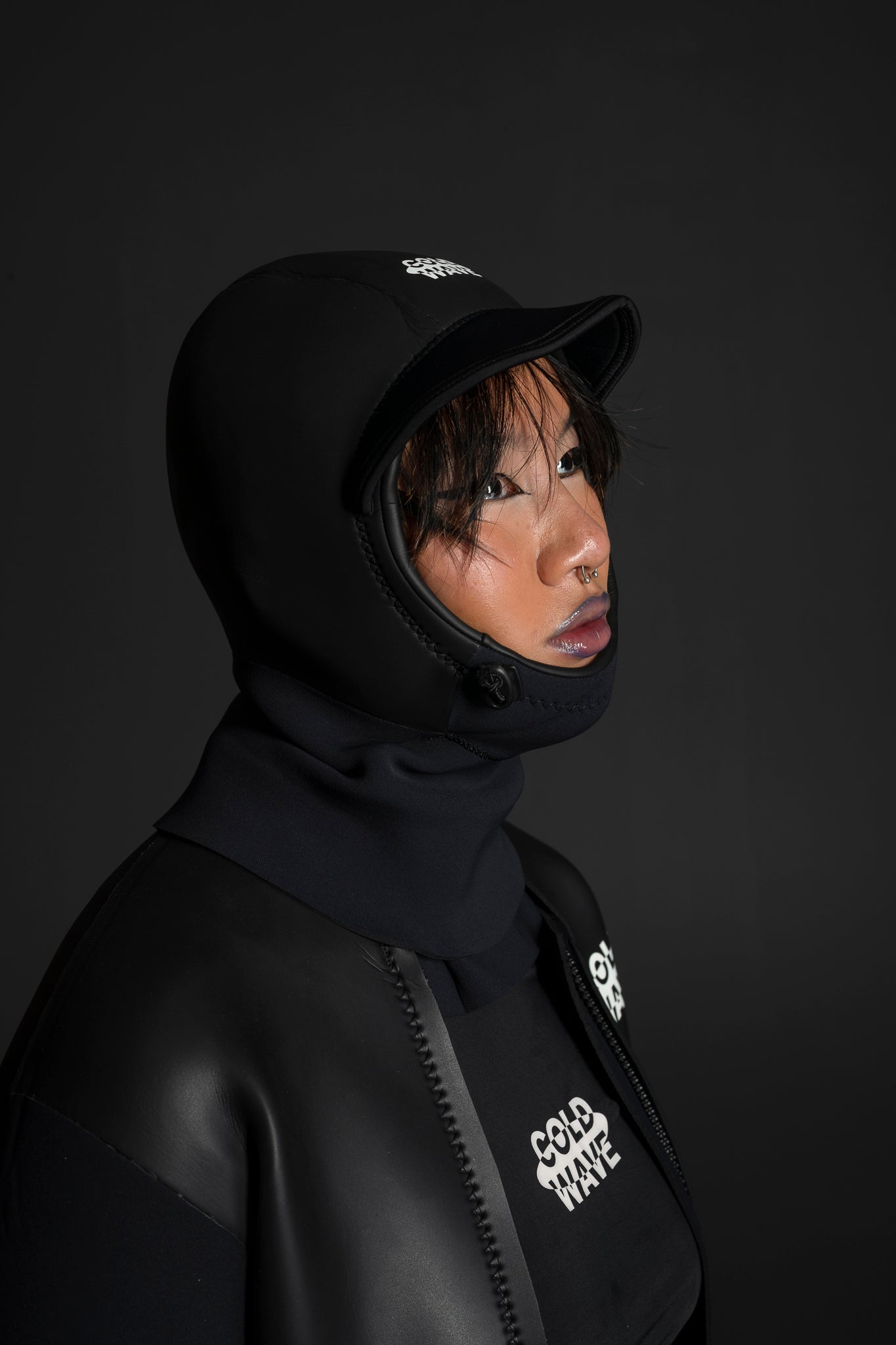 Cold Wave Hoodie Bonnet