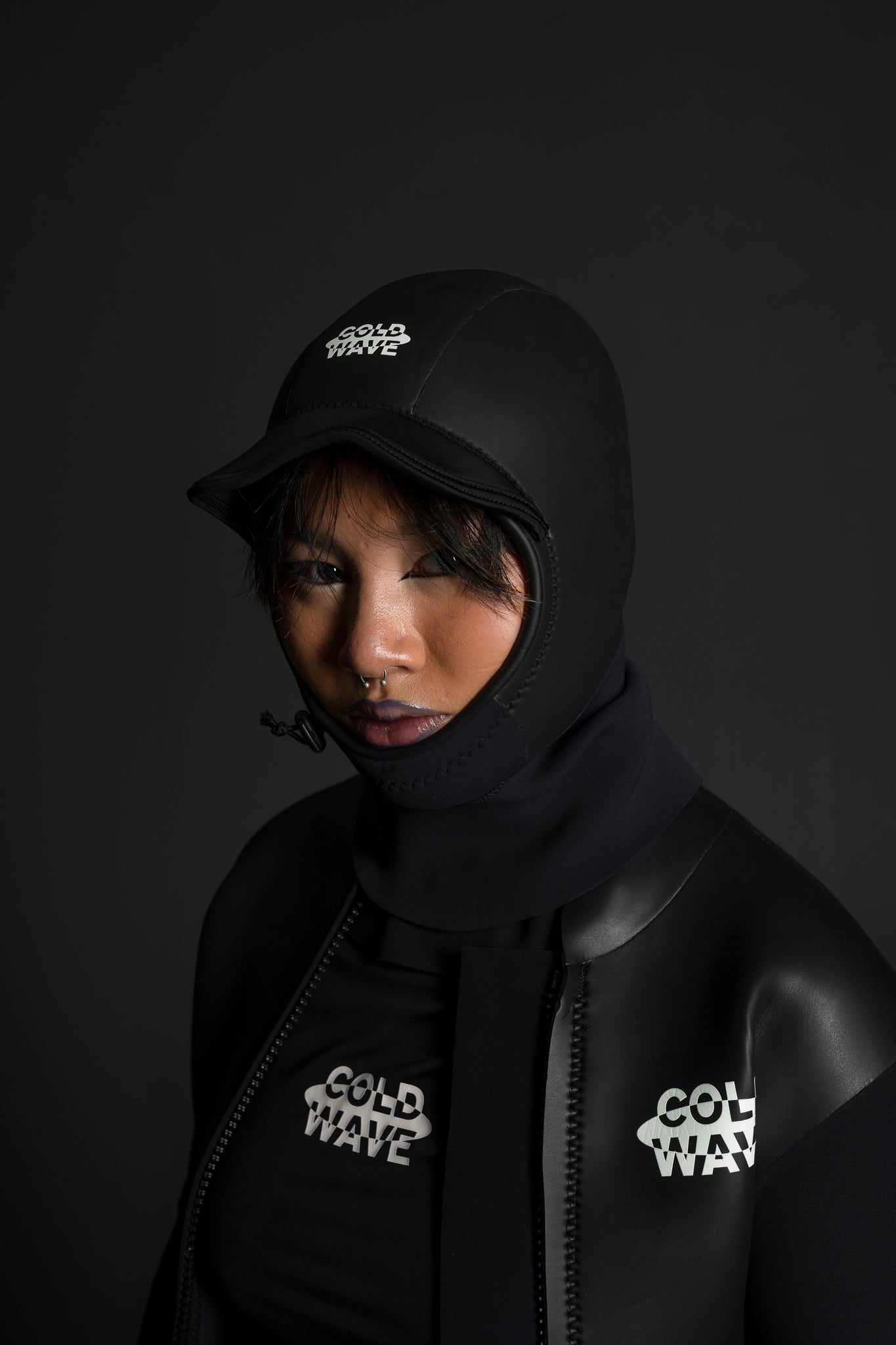 Cold Wave Hoodie Bonnet