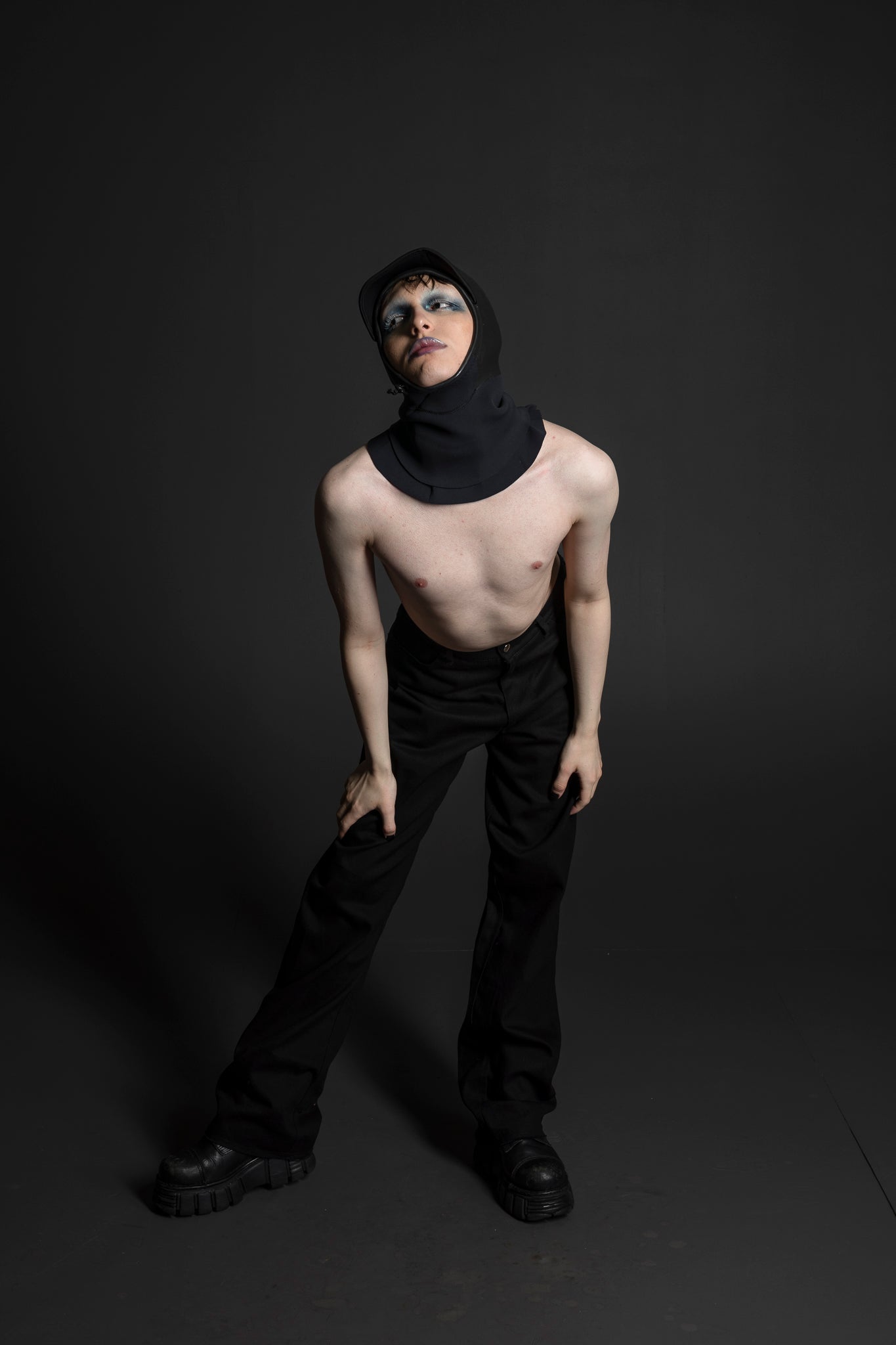 Cold Wave Hoodie Bonnet