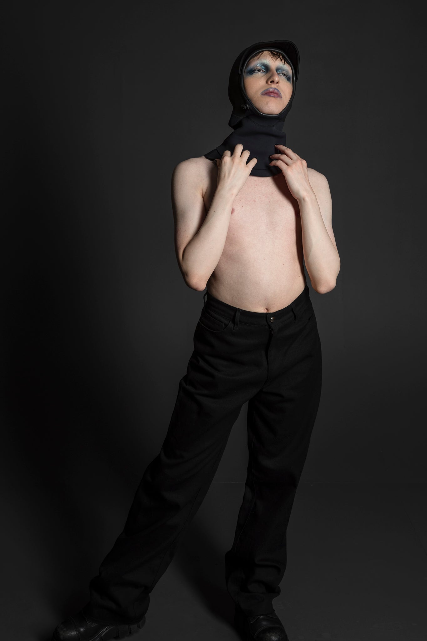 Cold Wave Hoodie Bonnet