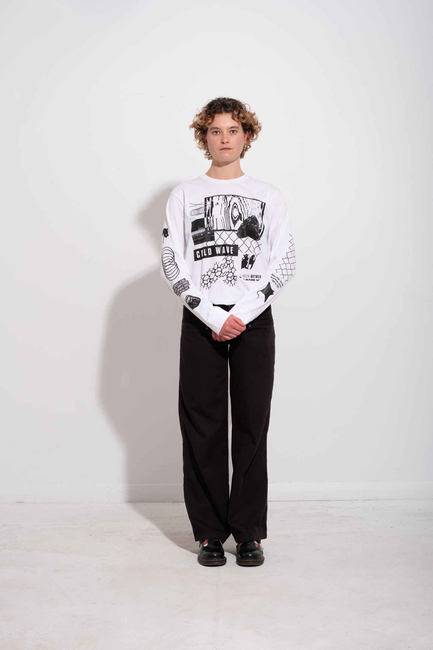 Gravel Beach – L/S Tee (White)